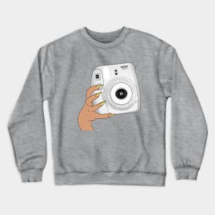 Instax white Crewneck Sweatshirt